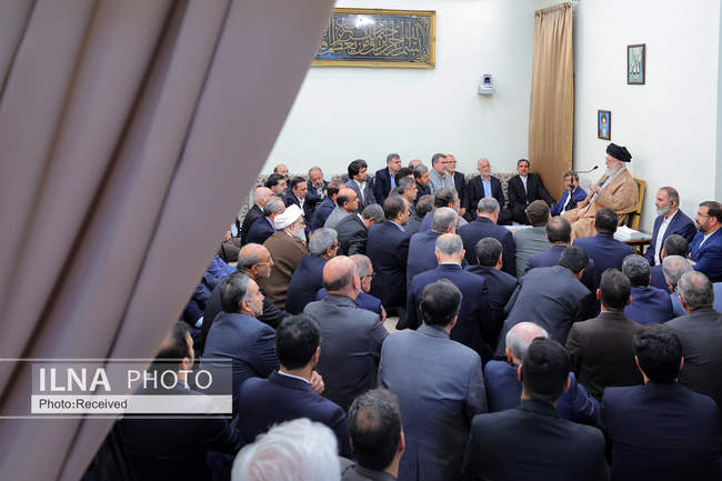 حضرت آیت الله خامنه‌ای در دیدار با وزیر کشور و استانداران