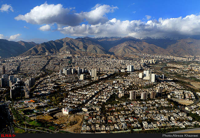 تهران پس از باران