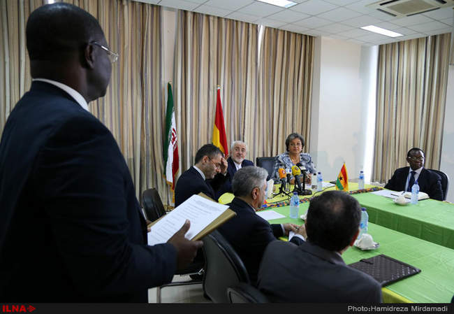 سفر محمدجواد ظریف وزیر امور خارجه کشورمان به غنا