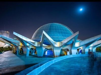 استقرار تیم استهلال گنبد مینا برای رویت هلال ماه رمضان
