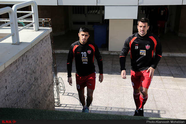 تمرین امروز تیم فوتبال پرسپولیس