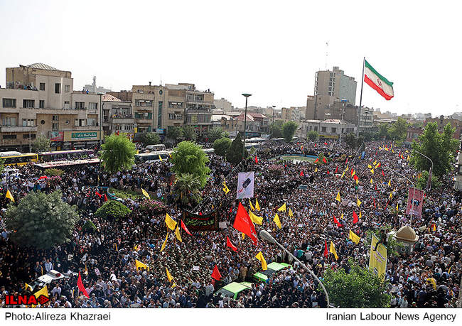 مراسم تشییع پیکر پاک شهدای غواص-3