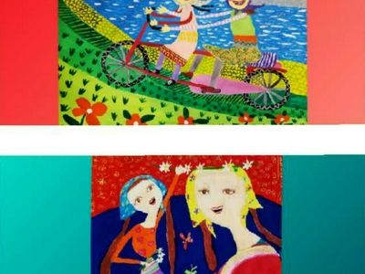 جایزه اول و دوم مسابقه نقاشی چین به کودکان آذربایجان‌غربی رسید