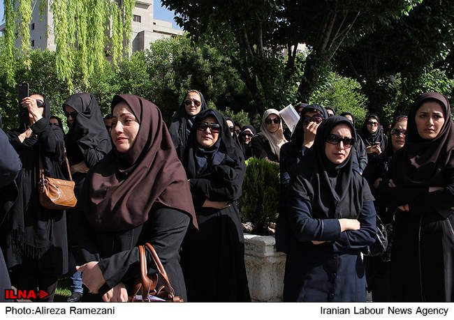 مراسم تشییع پیکر مهران دوستی