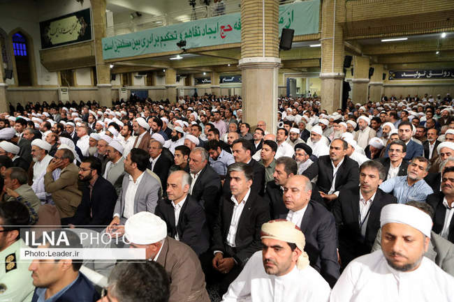 دیدار کارگزاران حج با رهبر معظم انقلاب اسلامی