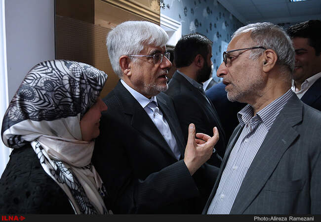 مراسم دید و بازدید نوروزی فعالان سیاسی و گروههای مختلف مردمی با محمد رضا عارف