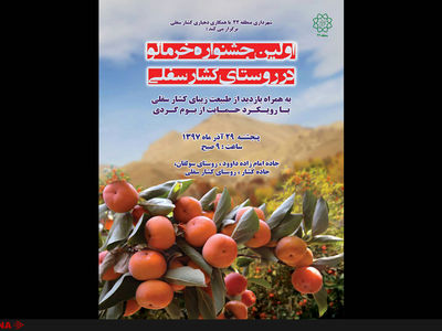 نخستین جشنواره خرمالو برگزار می‌شود