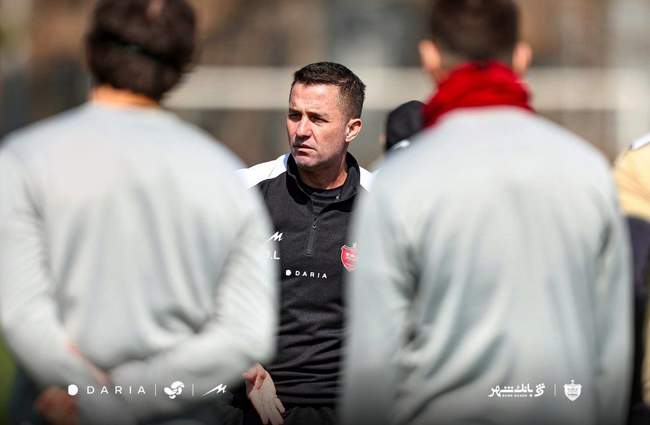 گزارش تصویری تمرین پرسپولیس/ دو ستاره جنجالی همچنان تحت تنبیه اوسمار