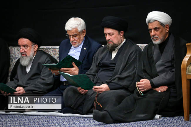 مراسم بزرگداشت شهدای جنگ تحمیلی ۱۲روزه با حضور رهبر معظم انقلاب