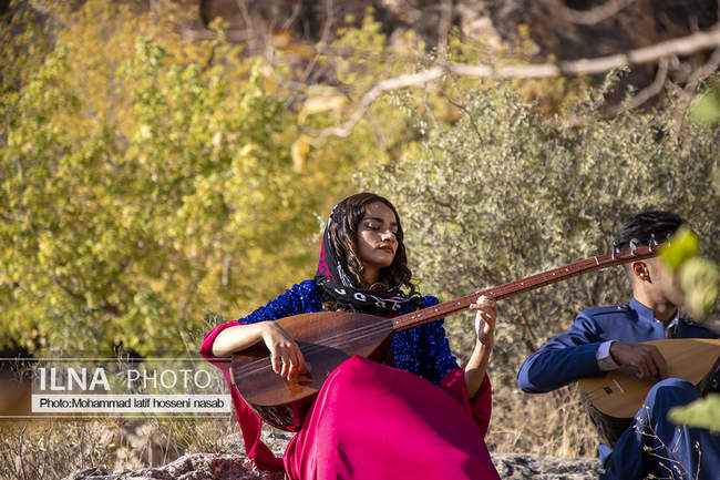 جشن مهرگان در غار کرفتو دیواندره 