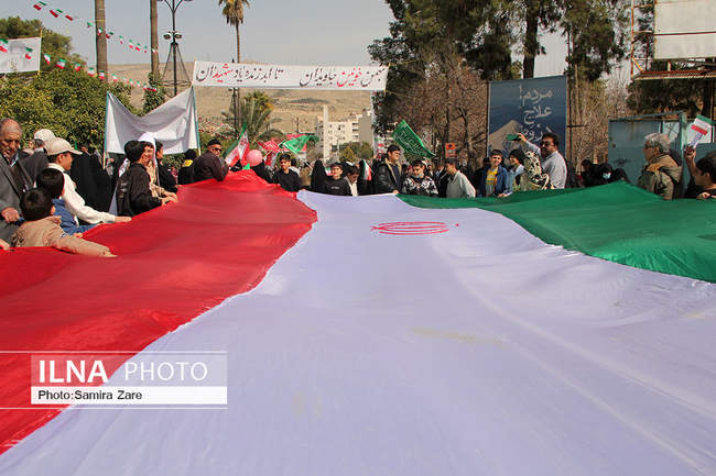 مراسم راهپیمایی ۲۲بهمن - شیراز