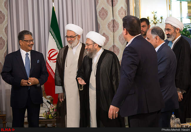 دیدار رئیس قوه قضائیه  با داتوسری افندی بن‌علی حاجی، دادستان کل کشور مالزی