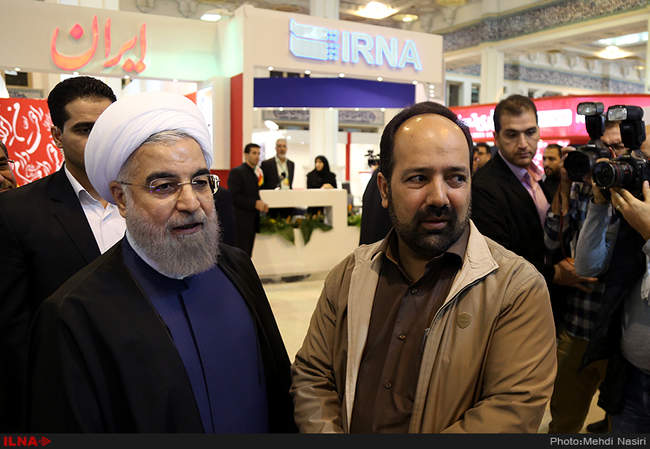 افتتاح بیست و دومین نمایشگاه مطبوعات با حضور رئیس جمهور