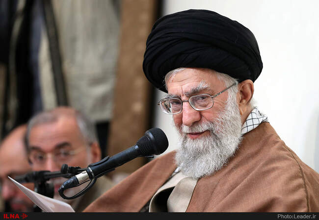 دیدار رهبر انقلاب با تعدادی از خانواده‌های معظم شهیدان