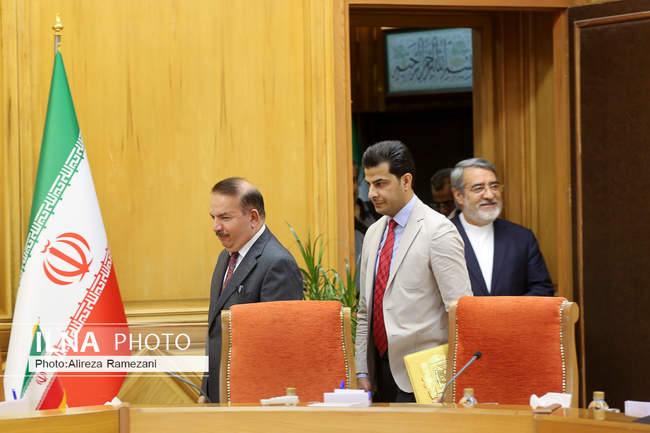 دیدار وزیر کشور عراق با عبدالرضا رحمانی فضلی