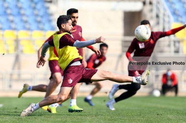 گزارش تصویری: تمرینات سرخ پوشان با حضور ستاره جدید