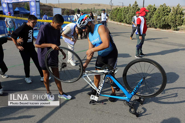 مسابقات ترای اتلون قهرمانی کشور در تبریز