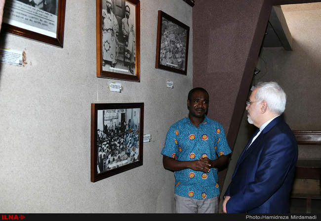 سفر محمدجواد ظریف وزیر امور خارجه کشورمان به غنا