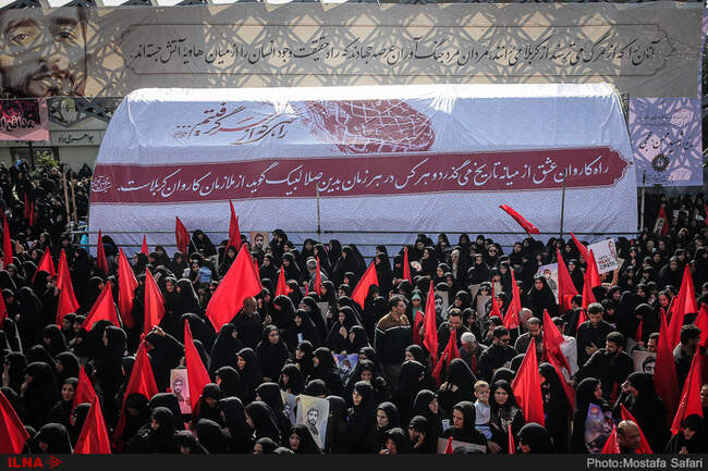 مراسم تشییع پیکر شهید حججی-2