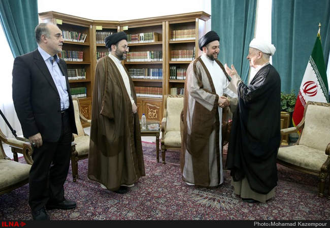 دیدار رئیس مجلس اعلای عراق با آیت الله هاشمی رفسنجانی