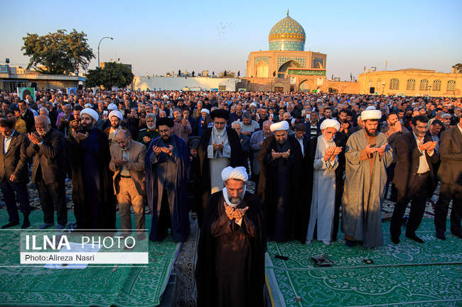 اقامه نماز باران در قزوین 