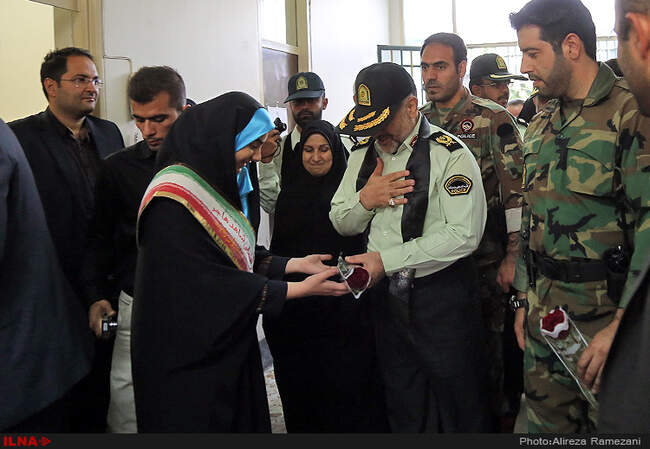 گزارش تصویری از آیین بازگشایی مدارس با حضور سردار رحیمی