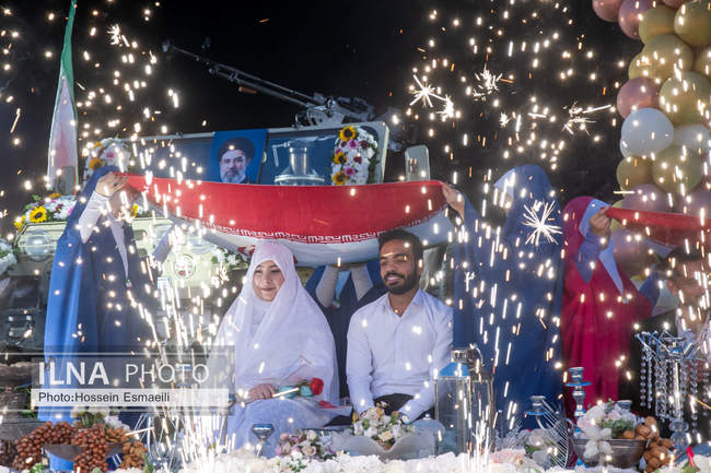  برگزاری جشن ازدواج ۱۰۰۰زوج جان فدا در تهران 