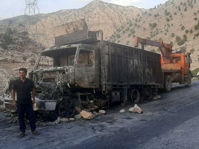 تصادف مرگبار نیسان با تانکر سوخت در اهواز 