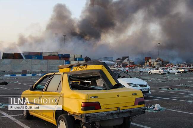 حادثه بندر شهید رجایی بندرعباس - 03