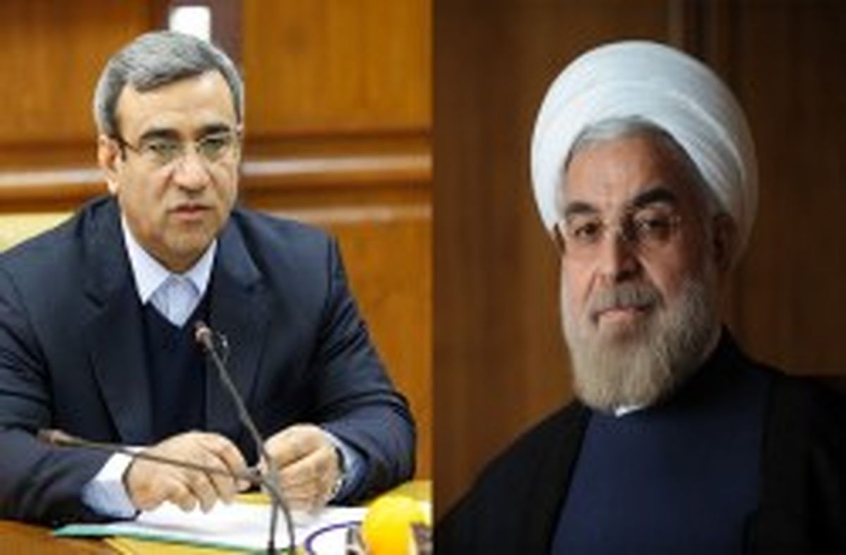دومین دیدار مدیر عامل سازمان منطقه آزاد کیش با رئیس جمهور