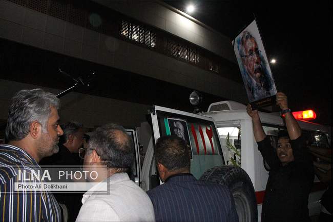 ورود پیکر استاد محمدعلی بهمنی به بندرعباس