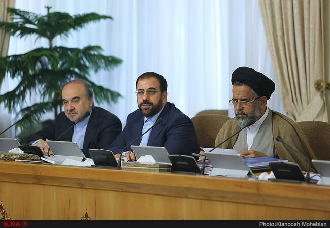 گزارش تصویری جلسه امروز هیئت دولت بدون حضور رئیس‌جمهور
