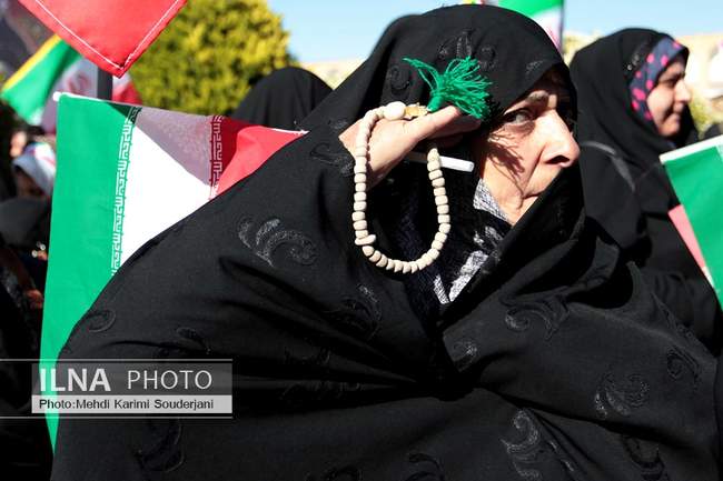 اجتماع و رژه دختران جان فدا در اصفهان