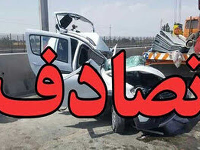 تصادف کامیون با پژو ۴۰۵ در گنبدکاووس ۲ نفر فوتی داشت