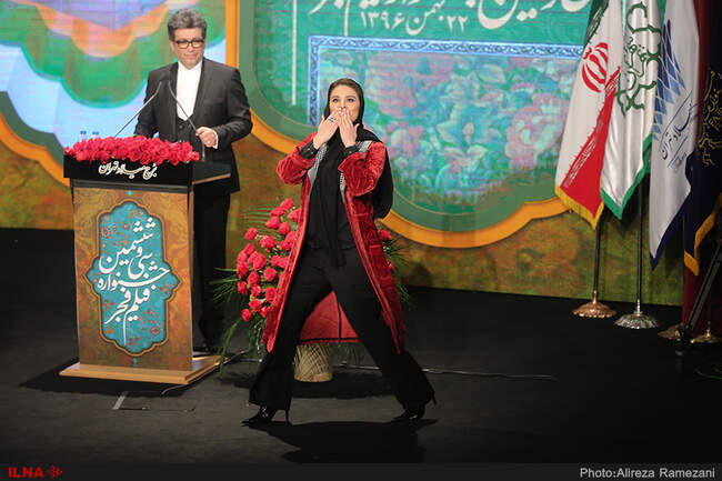 تصاویر سینماگران در  اختتامیه سی‌وششمین جشنواره فیلم فجر