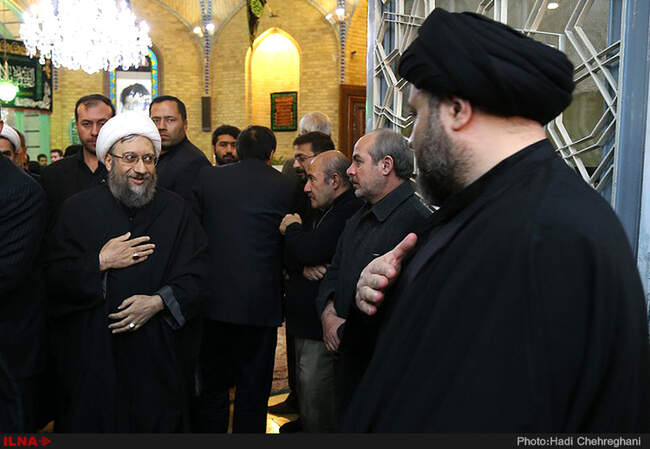 مراسم  هفتمین روز درگذشت مرحوم آیت الله العظمی سید عبدالکریم موسوی اردبیلی
