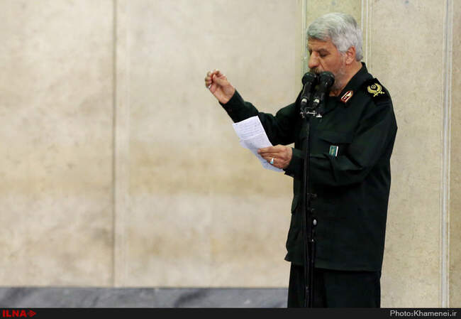 دیدار فرماندهان سپاه پاسداران انقلاب اسلامی‌ با حضرت آیت‌الله خامنه‌ای
