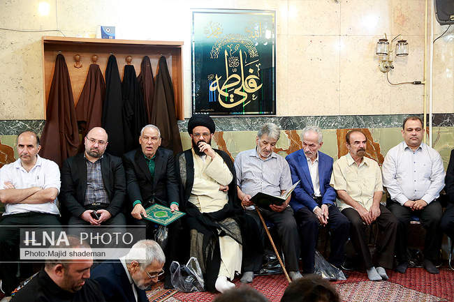 مراسم ختم مادر احمد مسجدجامعی