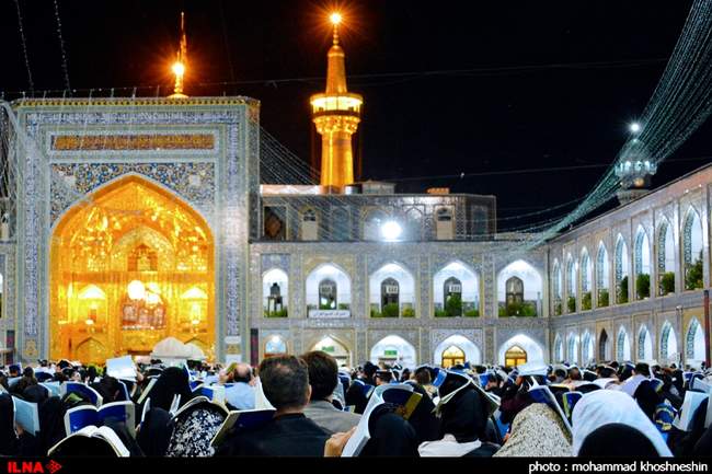 احیای شب نوزدهم ماه مبارک رمضان در حرم امام رضا (ع)