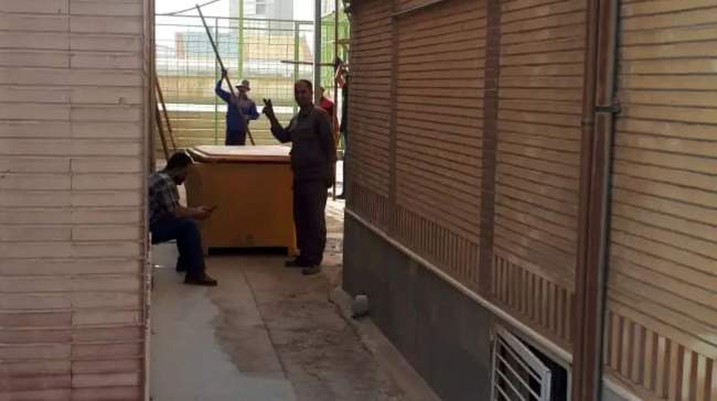 آغاز و اجرای عملیات تعمیر و ترمیم ورزشگاه تختی آبادان