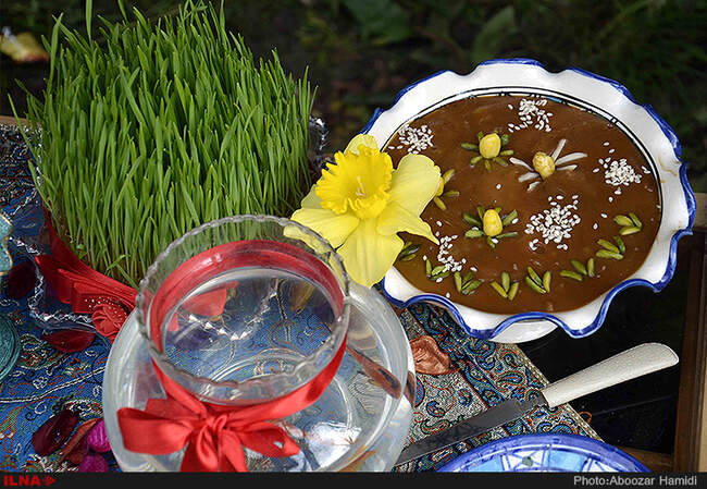 برگزاری جشنواره سمنوپزان در رودبار 