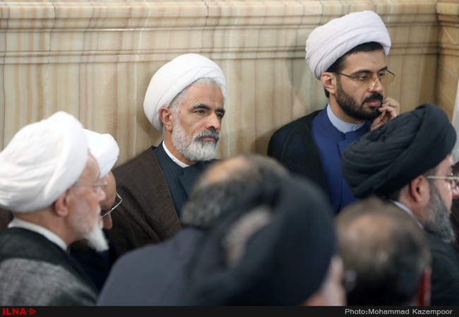 دیدار علماو روحانیون با آیت الله هاشمی رفسنجانی