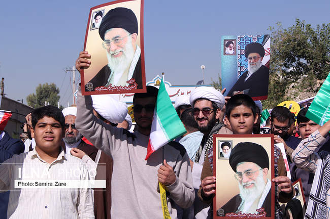 راهپیمایی یوم الله ۱۳ آبان در شیراز 