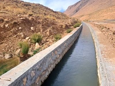 ۱۳.۵ کیلومتر کانال آبیاری در مزارع چهارمحال و بختیاری احداث شد 