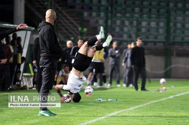 تساوی تیم فوتبال ذوب آهن اصفهان مقابل ملوان انزلی