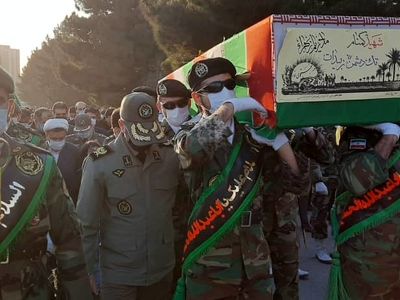 برگزاری مراسم تشییع و استقبال از پیکر یکی از شهدای گمنام دفاع مقدس 