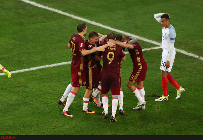 انگلیس 1-1 روسیه