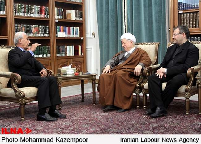 دیدار پرفسور سمیعی با آیت الله هاشمی رفسنجانی