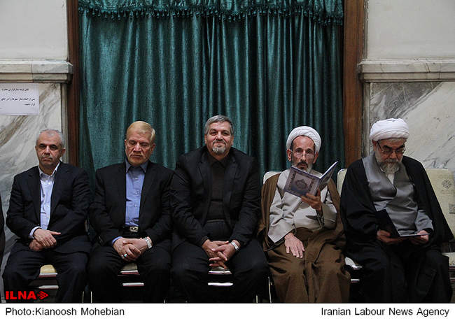 مراسم ترحیم همسر آیت الله جنتی