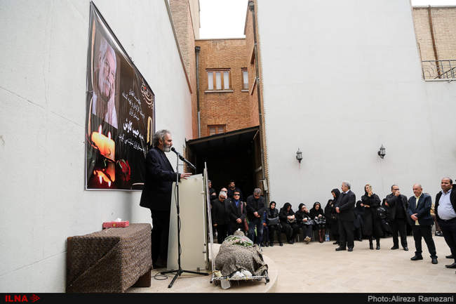 مراسم تشییع پیکر حبیب کاوش